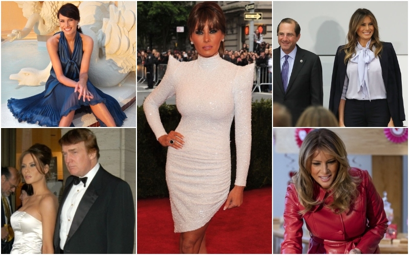 Facts You Didn’t Know About Melania Trump | Getty Images Photo by Tasos Katopodis & Chip Somodevilla & Larry Busacca & Ron Galella, Ltd./Ron Galella Collection & Alamy Stock Photo by Jacek Gancarz/The Palm Beach Post/ZUMA Wire/Alamy Live News/ZUMA Press Inc