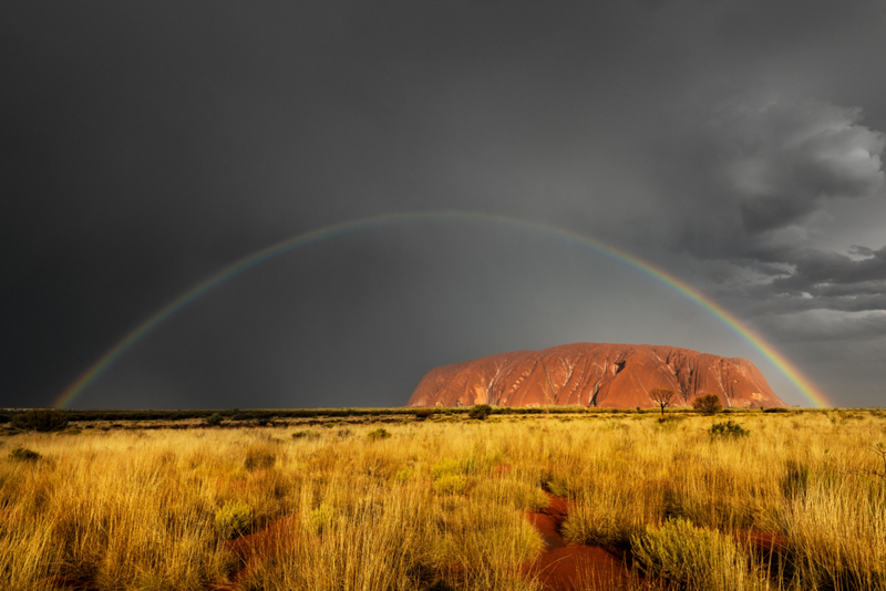 Uluru Receives 300mm of Rainfall | Alamy Stock Photo By Ingo Oeland 
