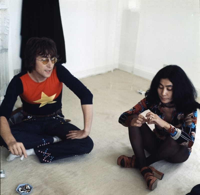 John Lennon and Yoko Ono | Getty Images Photo by Michael Putland