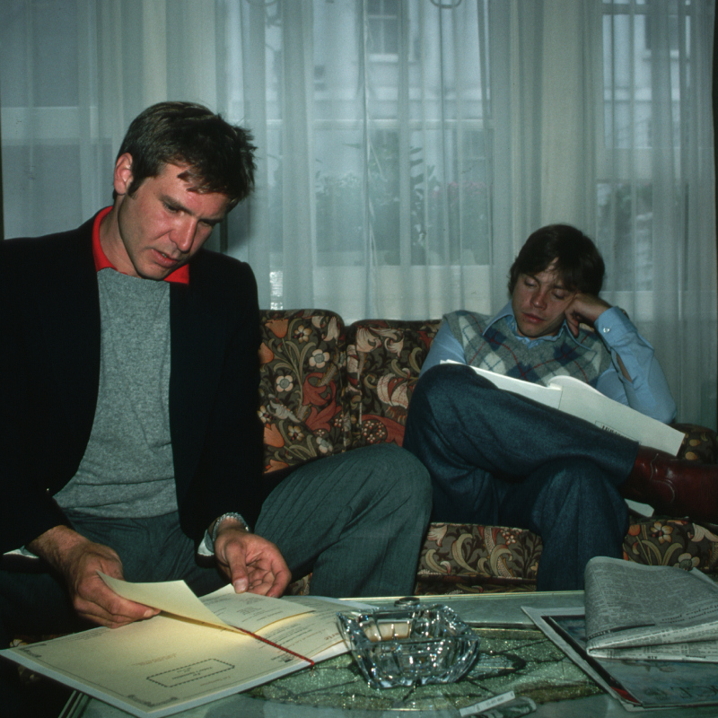 Harrison Ford and Mark Hamill | Getty Images Photo by Lynn Goldsmith/Corbis/VCG