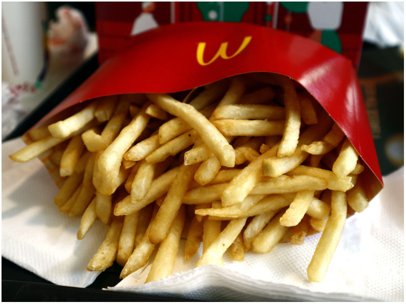 Order the Large Fries at McDonald’s | Alamy Stock Photo