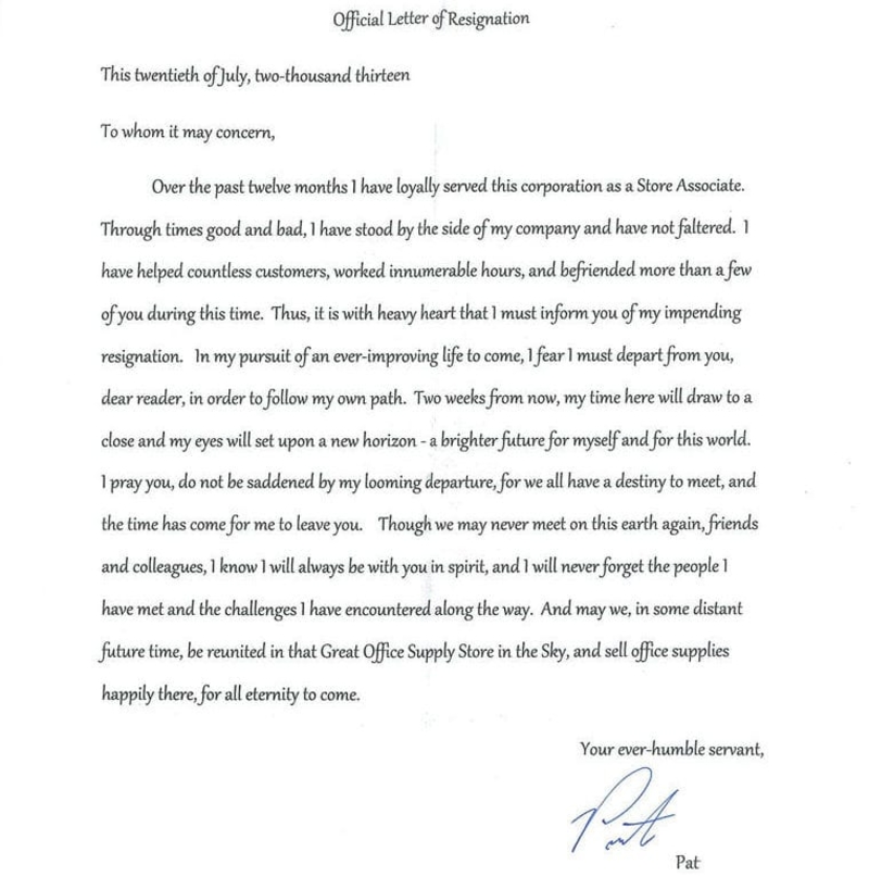 Heartfelt Resignation Letter To Coworkers from www.daily-choices.com