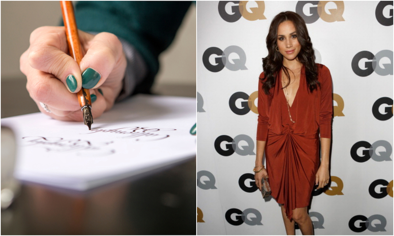 Meghan Markle: Caligrapher | Shutterstock & Getty Images Photo by Jeff Vespa