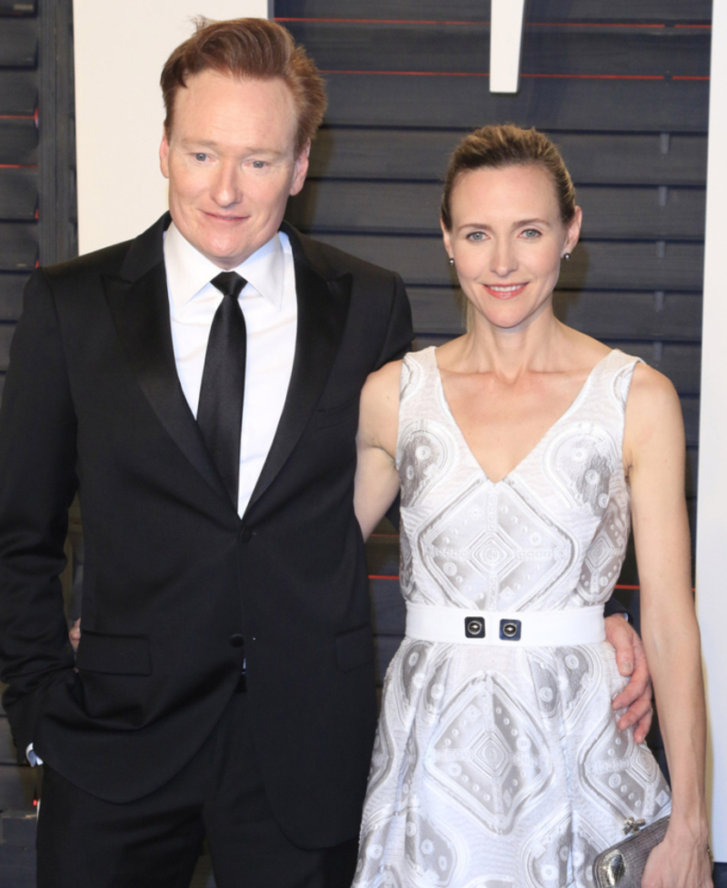 Conan O'Brien and Liza Powel (Ad Rep) | Joe Seer/Shutterstock