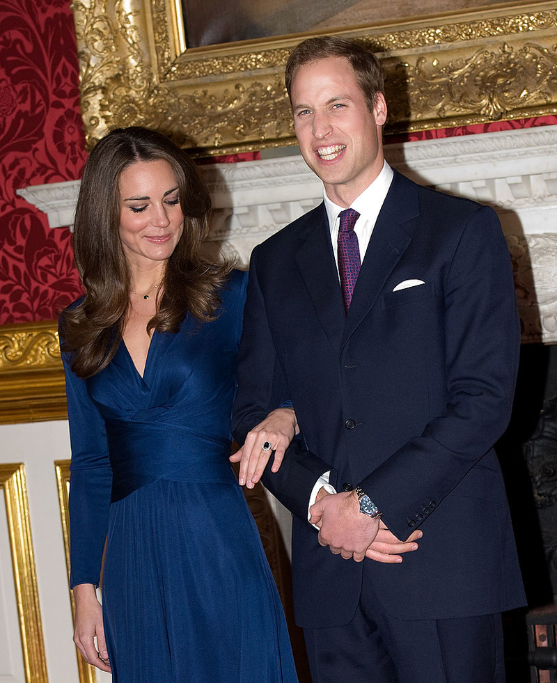 Prince William and Kate Middleton (College Classmates) | Getty Images Photo by Samir Hussein