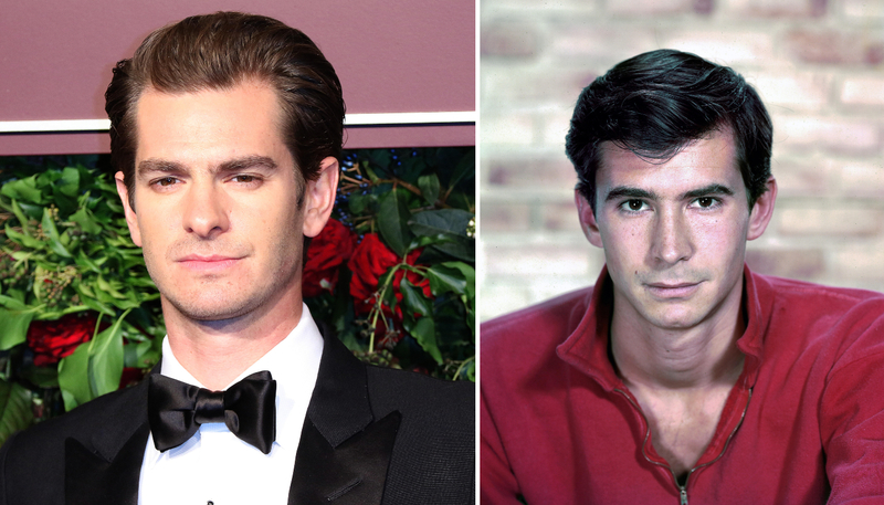 Andrew Garfield and Anthony Perkins | Alamy Stock Photo by Richard Goldschmidt & PictureLux/The Hollywood Archive