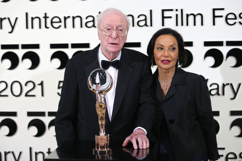 Michael Caine and Shakira Baksh | Getty Images Photo by Gisela Schober