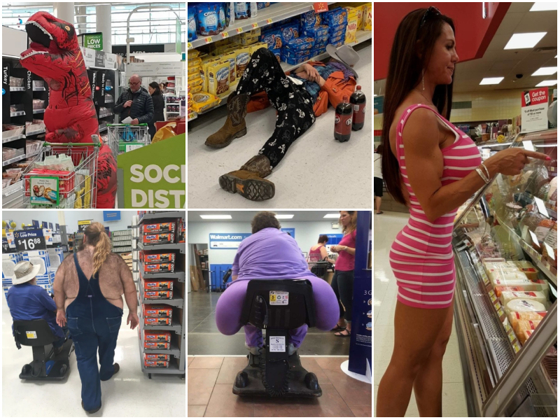 You Won’t Believe What These People Are Wearing to the Grocery Shop — Part 2 | Reddit.com/Potato_Sponge & ThatGuy0321 & DocJujiMcFly & Imgur.com/r0TCyq5 & 7SDIZ27