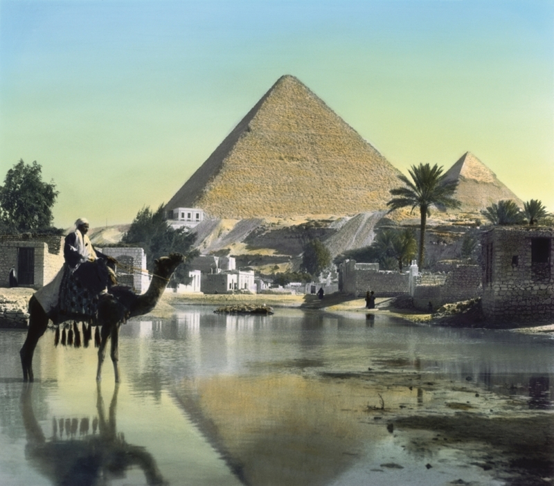 The Pyramids Used to Look Much Different | Getty Images Photo by Burton Holmes