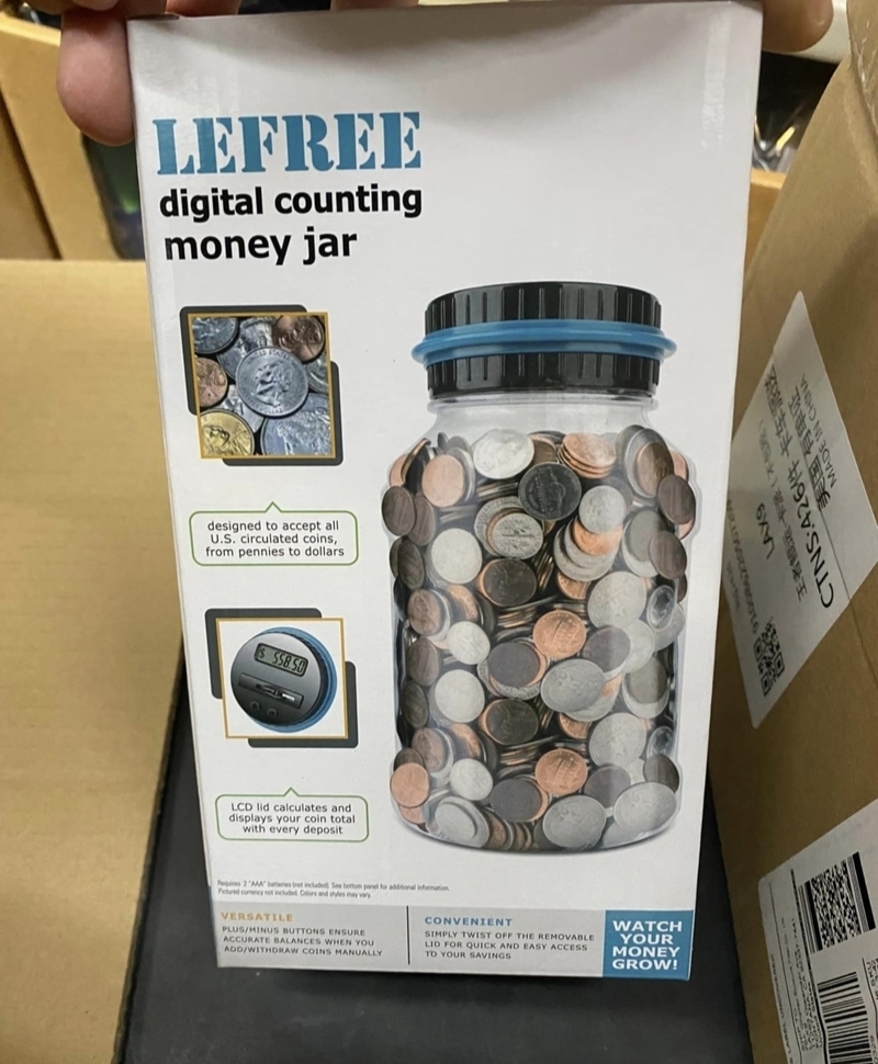 Lefree Digital Money Jar | Facebook/@jonathankolanowski