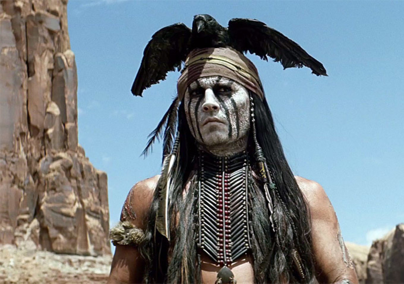 Johnny Depp as Tonto in The Lone Ranger | MovieStillsDB