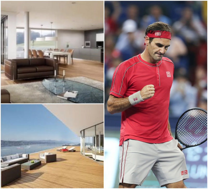 Roger Federer- £6.5 Million, Lake Zurich, Switzerland | Getty Images