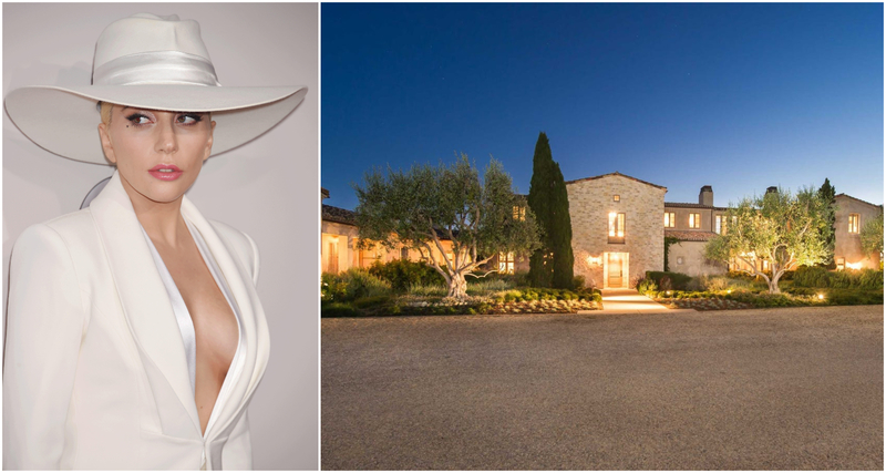 Lady Gaga- $23 Million, Malibu | Alamy Stock Photo