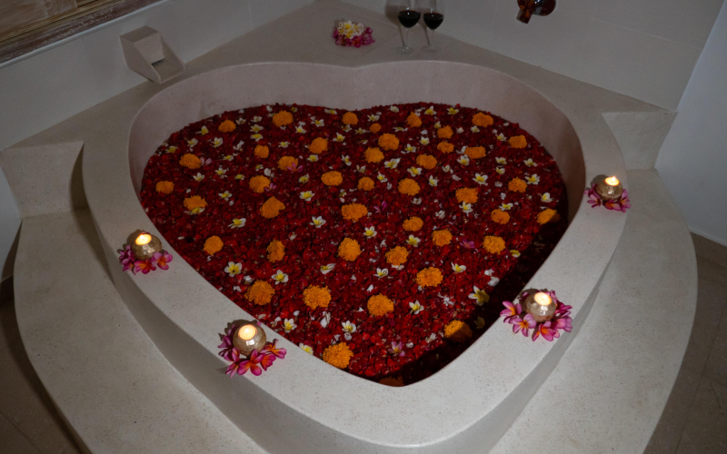 The Infamy of Heart-Shaped Hot Tubs | Alamy Stock Photo by ALEXEY KORNYLYEV 