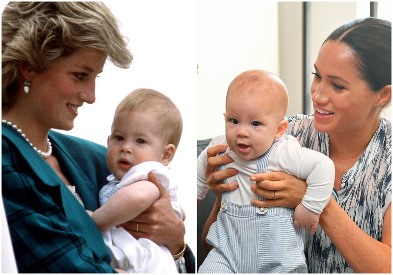 Prince Harry (6 months) & Archie Harrison Mountbatten-Windsor (6 months) | Getty Images Photo by Tim Graham Photo Library & Pool/Samir Hussein/WireImage 