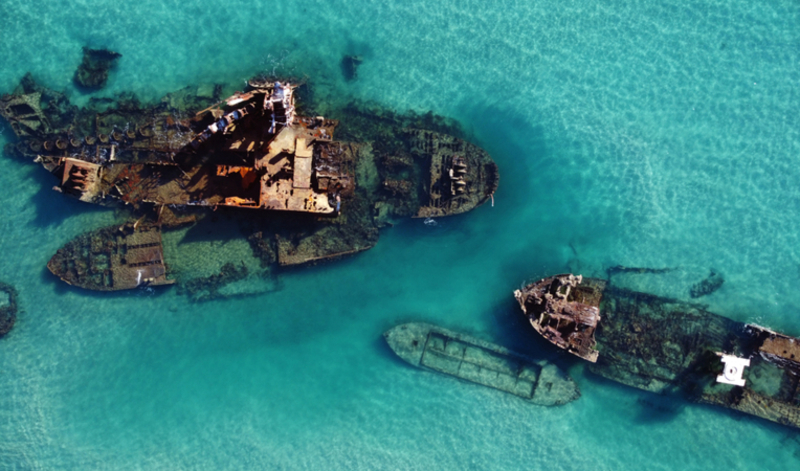 Sunken Boats in Queensland, Australia | Shutterstock
