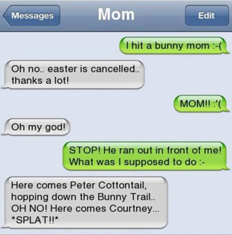 The Easter Bunny | Reddit.com/chewTuTrtle