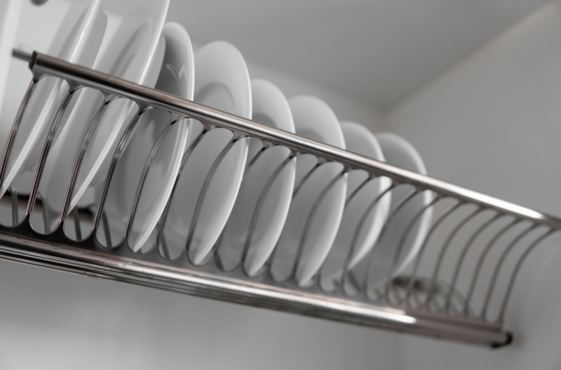 Dish-Drying Cabinet | Alamy Stock Photo