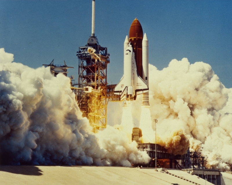 Space Shuttle Challenger Explosion | Getty Images Photo by MPI