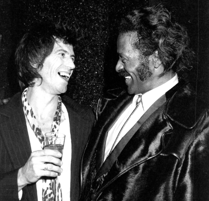Amigos de fiesta: Keith Richards y Chuck Berry | Alamy Stock Photo by ZUMA Press, Inc.