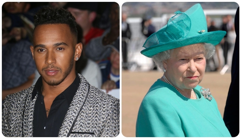 Lewis Hamilton Got Schooled by the Queen | Alamy Stock Photo