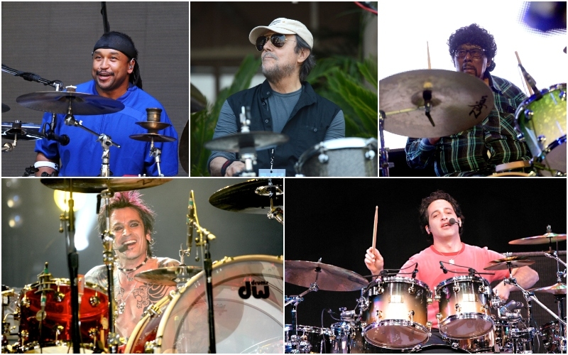 The Most Unbeatable Drummers in Rock History | Alamy Stock Photo by Amy Harris/ZUMApress.com & Getty Images Photo by Scott Dudelson/WireImage & Scott Dudelson & John Atashian & Andrew Lepley/Redferns