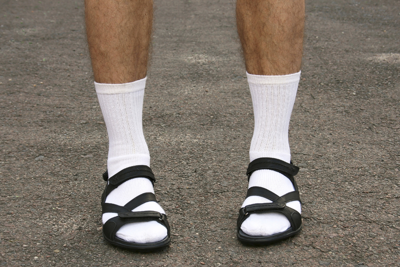 Wear Socks With Sandals | Mykola Komarovskyy/Shutterstock