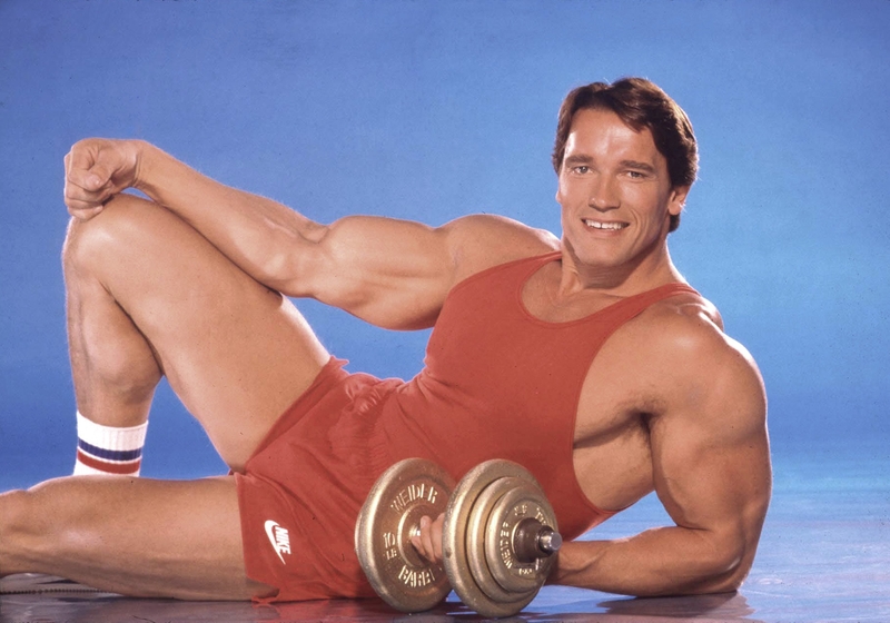 Arnold Schwarzenegger - Antes | Getty Images Photo by Harry Langdon