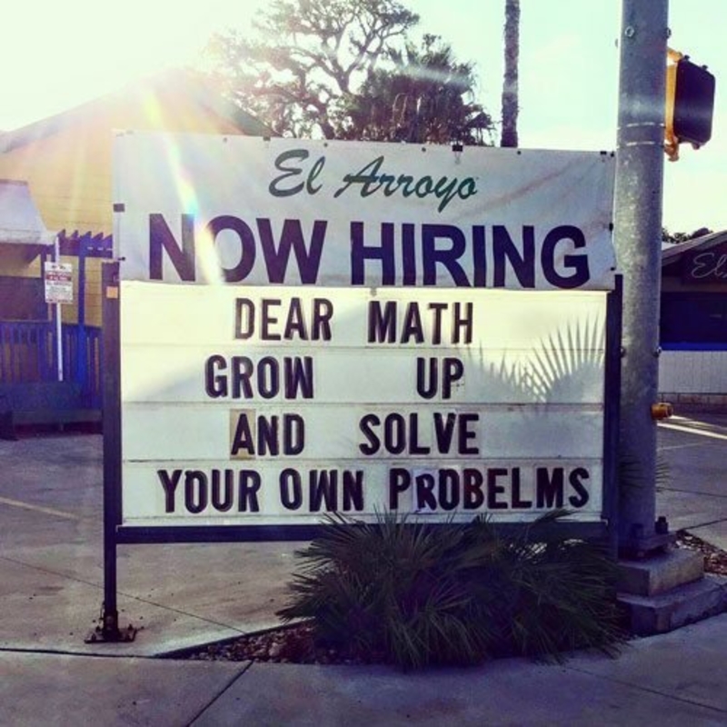 Math | Facebook/@elarroyoatx