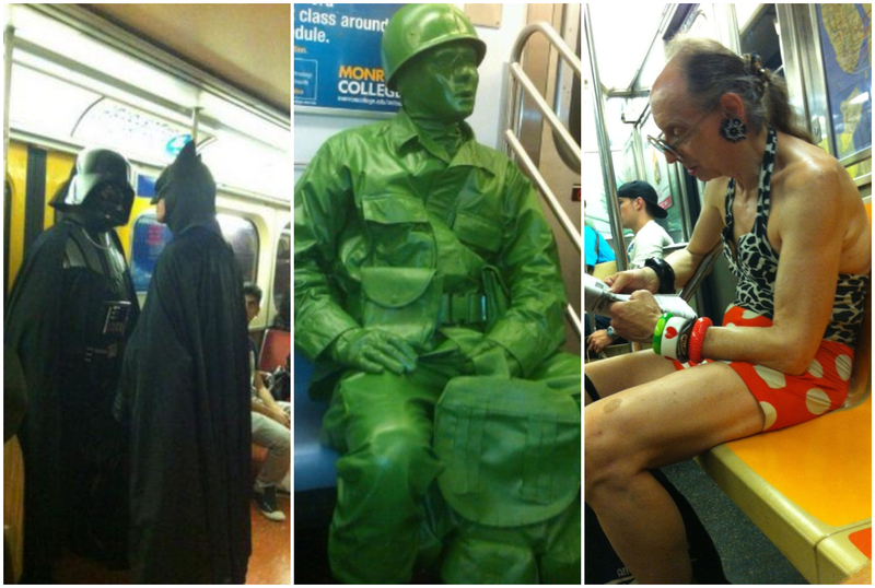 Más fotos divertidas de viajeros antisociales que te harán extrañar el transporte público | Imgur.com/9CCb3 & D5DQa & TLSxJd5