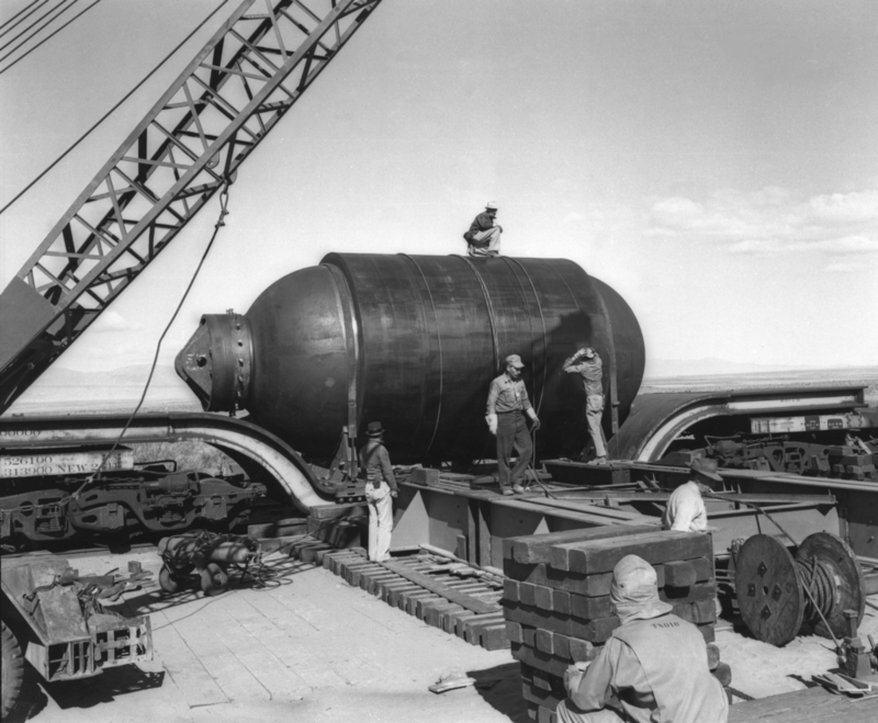 The First-Ever Nuclear Bomb | Alamy Stock Photo by Photo Researchers/Science History Images 