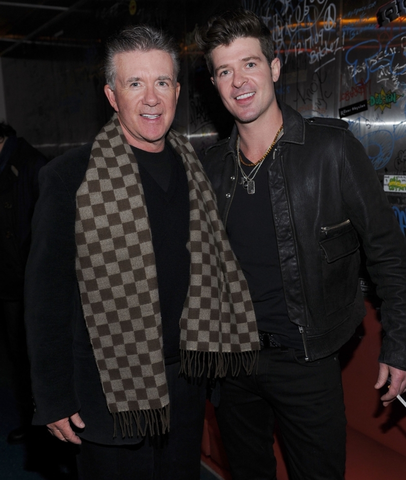 Alan Thicke & Robin Thicke | Getty Images Photo by Dimitrios Kambouris