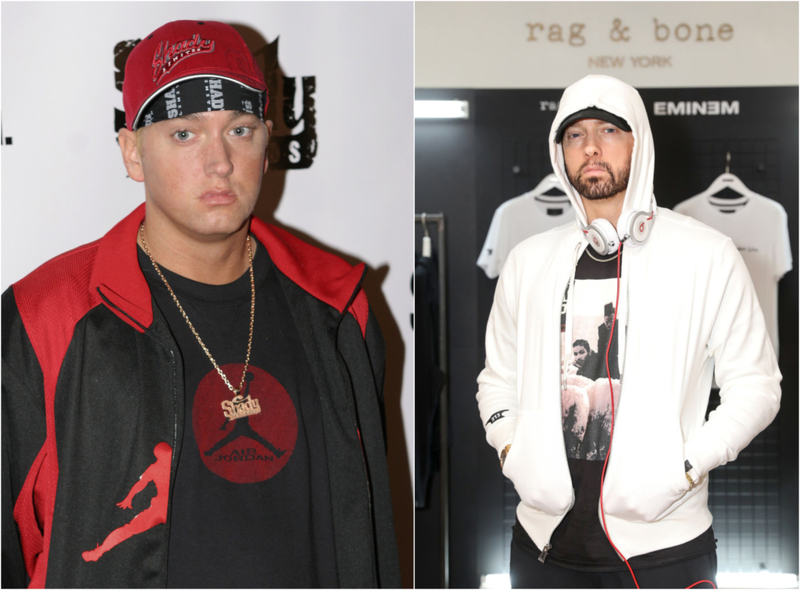 Eminem – 36.5 kilos | Getty Images Photo by Mychal Watts/WireImage & David M. Benett/Rag & Bone