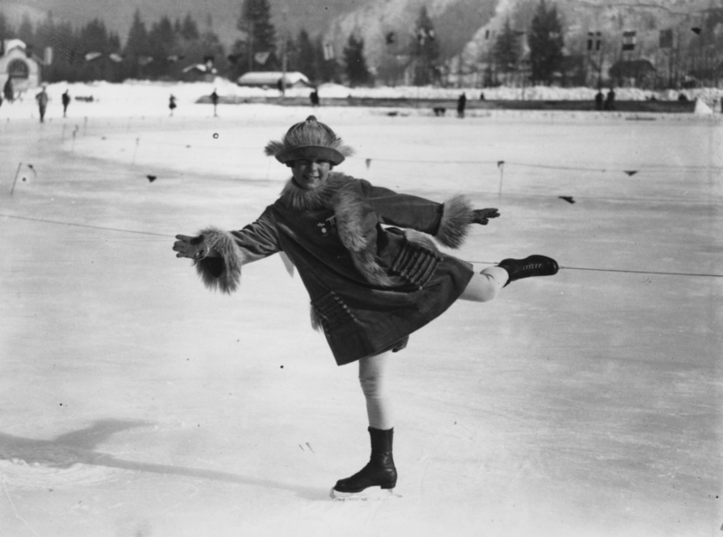 Olympic Figure Skater In The Making | Getty Images Photo by Central Press/Hulton Archive