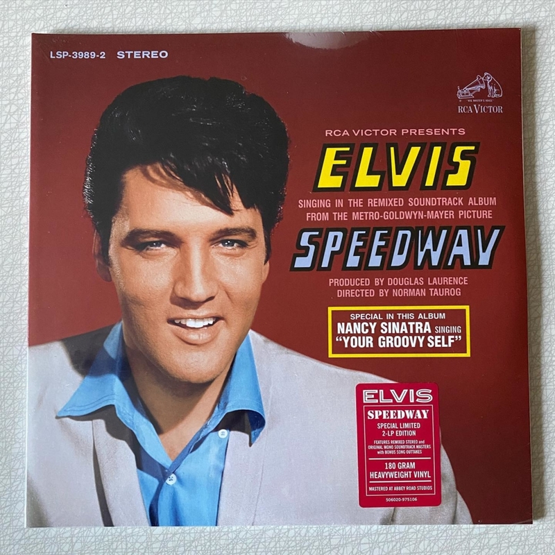Elvis Presley, Speedway | Instagram/@jaxvinyl