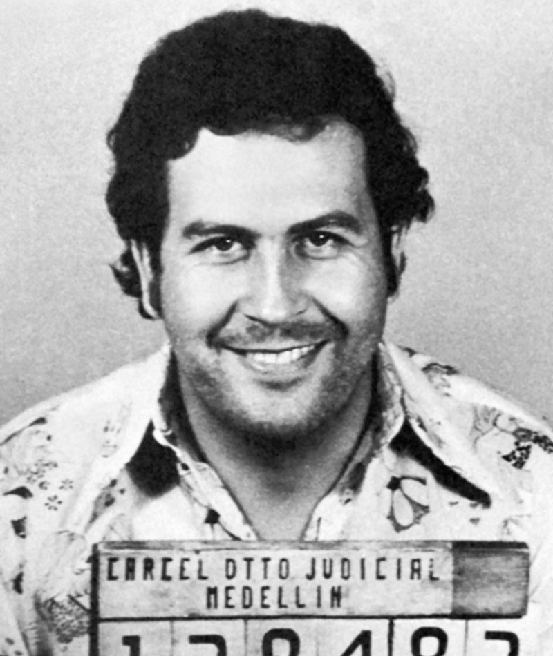 Foto policial de Pablo Escobar, 1976 | Alamy Stock Photo by IanDagnall Computing