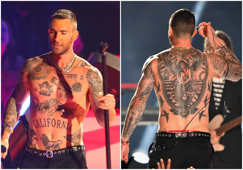 Adam Levine Doesn't Have to Wear a Shirt | Getty Images Photo by Rich Graessle/Icon Sportswire & Jeff Kravitz/FilmMagic
