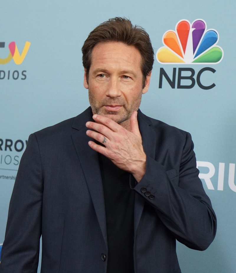 David Duchovny Tattooed His Wedding Ring | Alamy Stock Photo by AFF/Chase Rollins