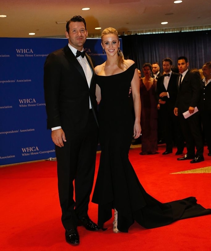 Tony Romo und Candice Crawford | Getty Images Photo by ANDREW BIRAJ/AFP