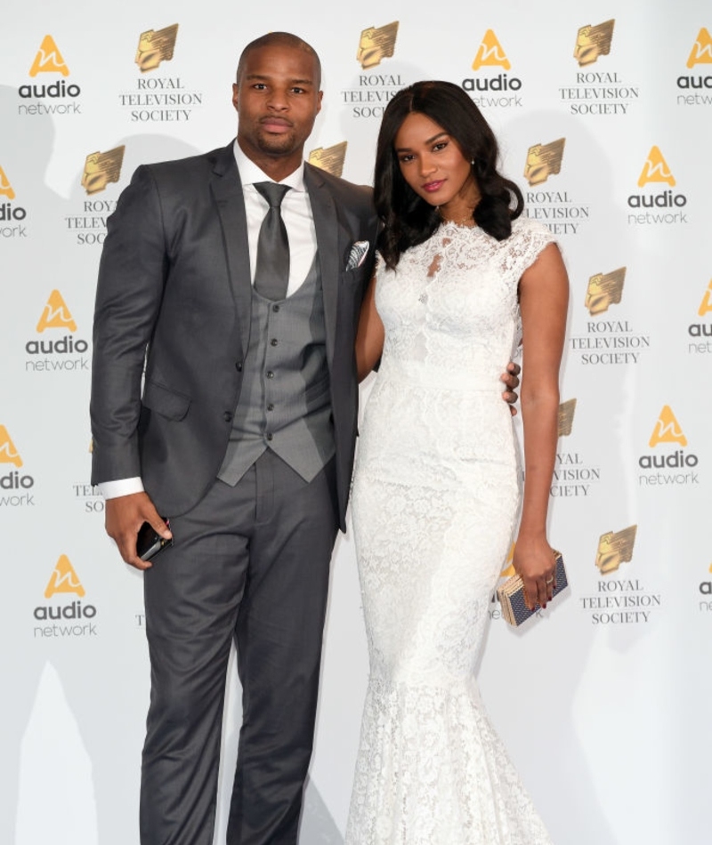Osi Umenyiora und Leila Lopes | Getty Images Photo by Karwai Tang/WireImage