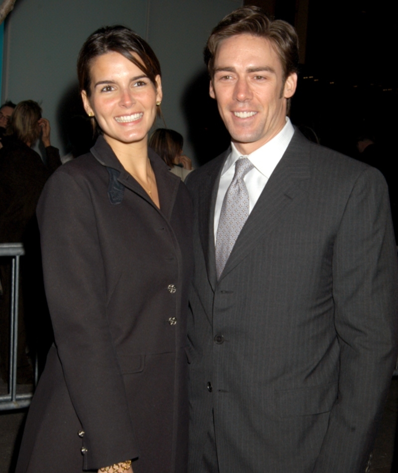 Jason Seahorn und Angie Harmon | Getty Images Photo by Ron Galella