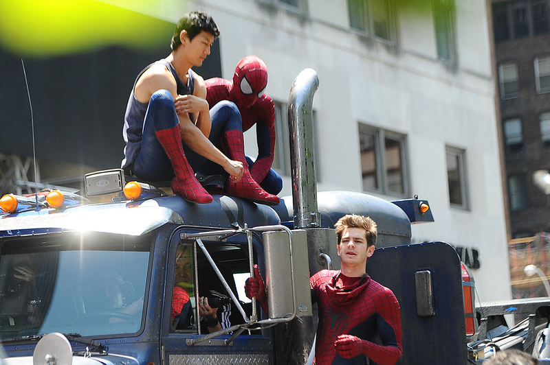 Where's the Rest of Spiderman's Uniform? | Getty Images Photo by Raymond Hall/WireImage