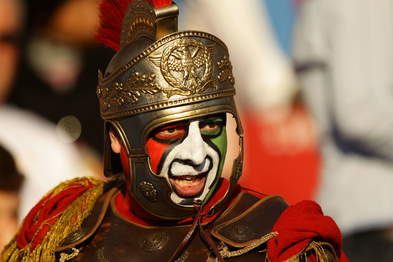 The Roman Helmet | Getty Images Photo by Ezra Shaw