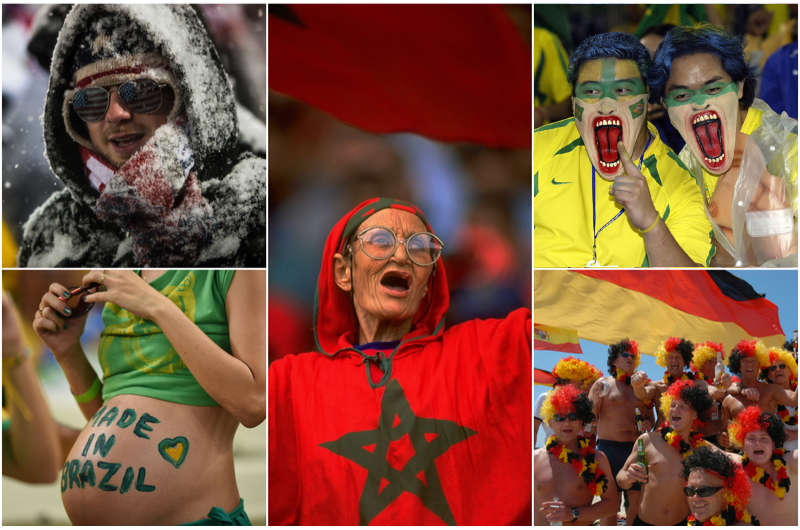 Incredible Photos of FIFA World Cup Fans | Getty Images Photo by Dustin Bradford & picture alliance & Anton Want & Alamy Stock Photo by Allstar Picture Library Ltd & Agencja Fotograficzna Caro/Kaiser