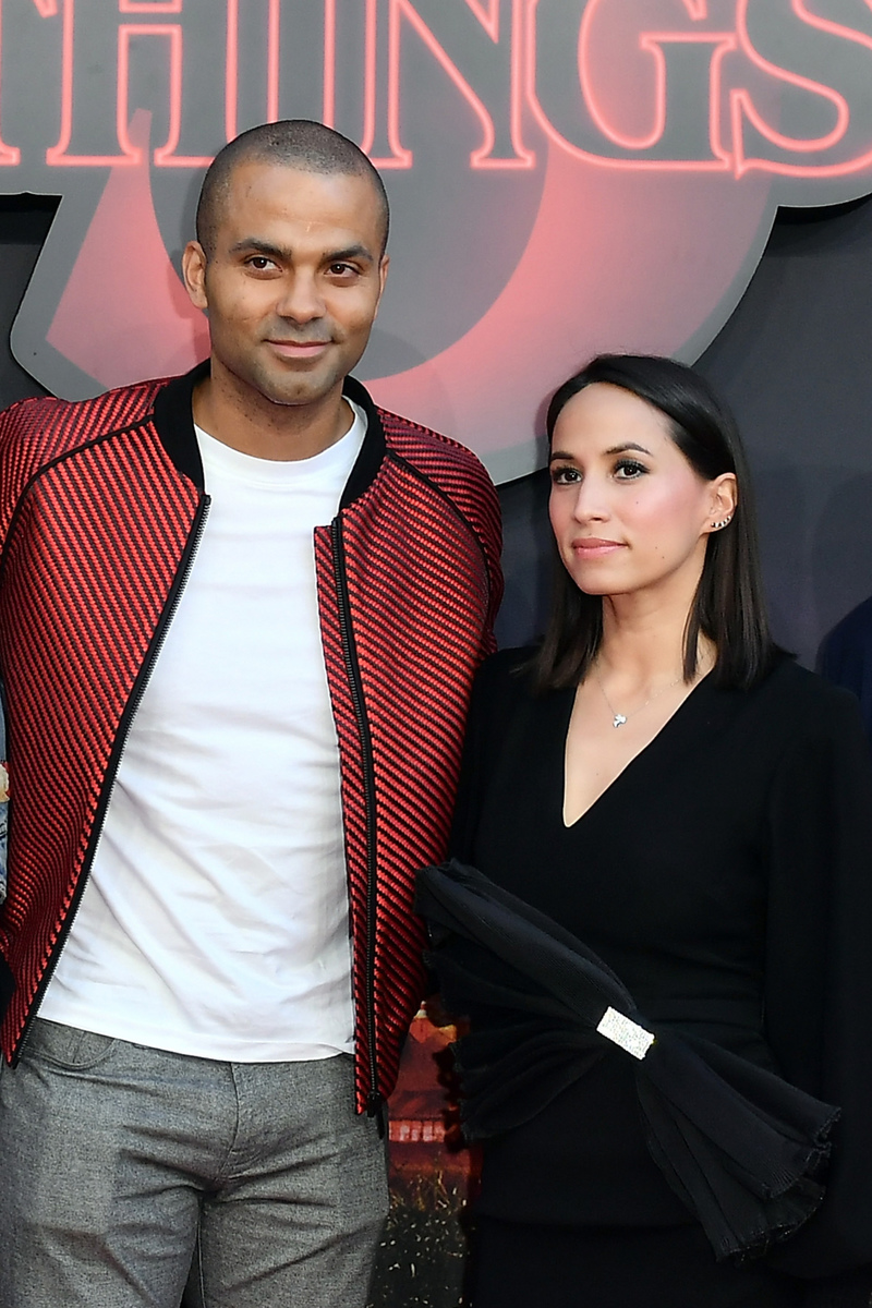 Tony Parker y Axelle Francine | Getty Images Photo by Dominique Charriau