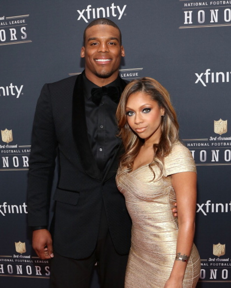 Kia Proctor y Cam Newton | Getty Images Photo by Taylor Hill/FilmMagic