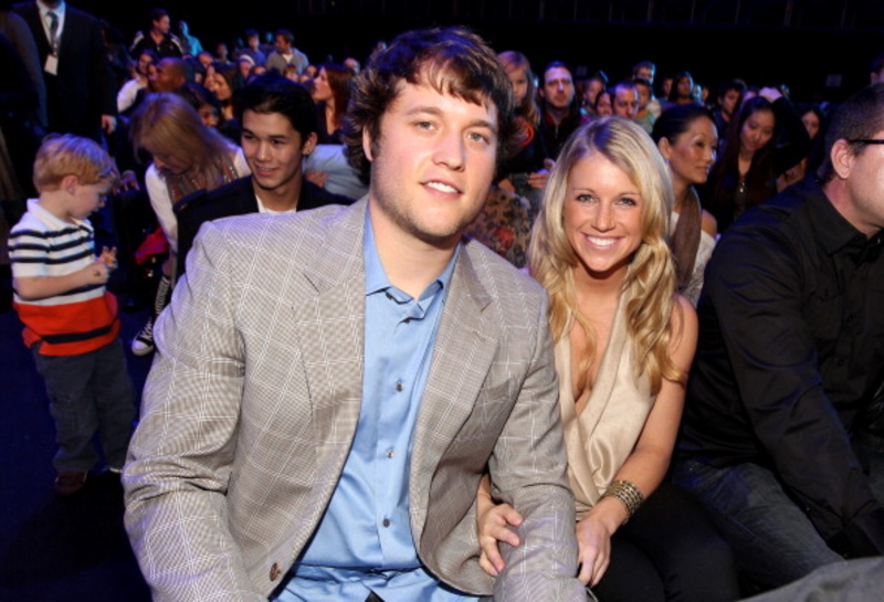 Kelly Hall y Matthew Stafford | Getty Images Photo by Christopher Polk/WireImage