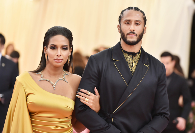Nessa Diab y Colin Kaepernick | Getty Images Photo by Theo Wargo