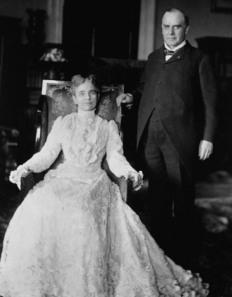 William McKinley and Ida Saxton | Getty Images Photo by Library of Congress/Corbis/VCG 