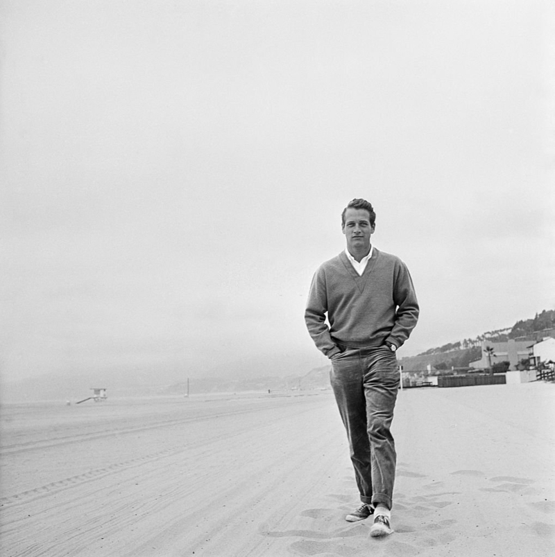 Paul Newman on the Set of “The Young Philadelphians” | Getty Images Photo by Hulton Archive